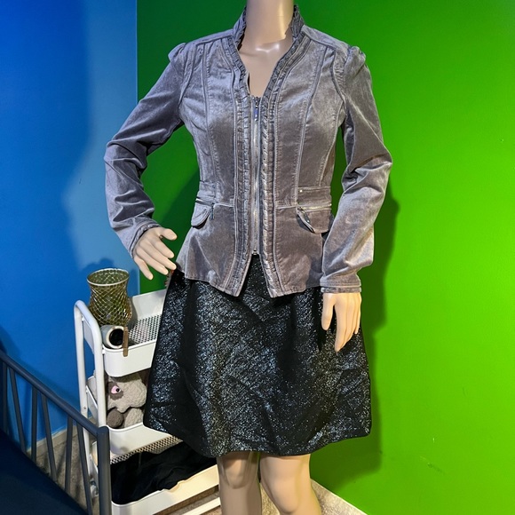 NWOT $325 Parker | Claudette | Backless Cocktail Dress | A-Line | Metallic - Picture 6 of 13